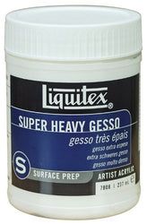 Liquitex Professional Super Heavy Gesso Surface Prep Medium, 8-oz