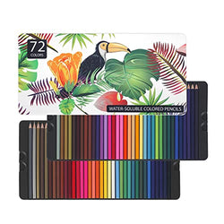 Scriptract Colored Pencils 24 Count Set, Colored Pencils Artist Quality, Perfect for Adults Coloring and Kids Doodling Drawing Painting Sketching Writing, Pre-sharpened (72 color)