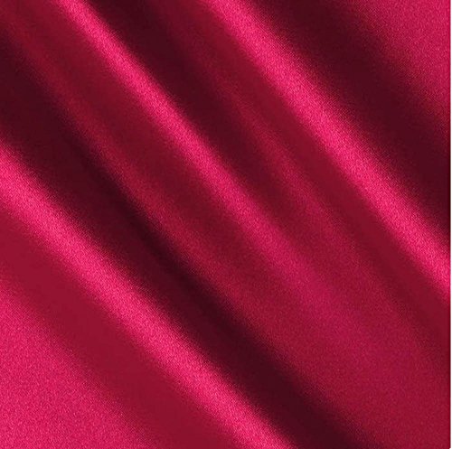 Fuschia Satin Fabric 60" Inch Wide – By the Yard - For Weddings, Decor, Gowns, Sheets, Costumes,