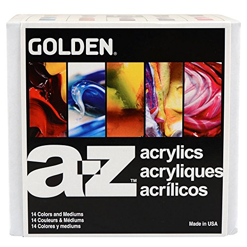 Golden A-Z Heavy Body Acrylic Paint Starter Set