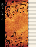 Blank sheet music: Music manuscript paper / staff paper / perfect-bound notebook for composers, musicians, songwriters, teachers and students - 100 ... notes, notes cover (Music lover’s notebooks)