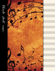 Blank sheet music: Music manuscript paper / staff paper / perfect-bound notebook for composers, musicians, songwriters, teachers and students - 100 ... notes, notes cover (Music lover’s notebooks)