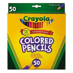 Crayola 50ct Long Colored Pencils (68-4050) Pack Of 2