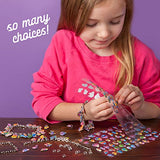 Craft-tastic – DIY Sparkle Charm Bracelets – Design 4 Easy-to-Make Customizable Bracelets with 246 Colorful & Sparkly Puffy Stickers – Creative Arts & Crafts Gift – Fun Jewelry Making Set for Kids