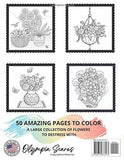 Adult Coloring Book Relaxing Flowers: Stress Relieving Designs With Flower Patterns, Bouquets, Wreaths, Decorations and Much More | A4 Size