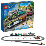 LEGO City Freight Train 60336 Building Toy Set with Powered Up Technology for Boys, Girls, and Kids Ages 7+ (1,153 Pieces)