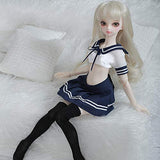 1/4 BJD Doll, SD Girl Doll 41Cm/16.1Inch Ball Jointed Dolls Female Body with Full Set Clothes Shoes Wig Makeup, Best Gift for Girls