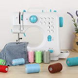 Mini Sewing Machine Portable for Beginner Sewing Machine Electric with 12 Stitches Crafting Mending Machine with Reverse Stitch