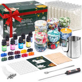 Anicco Candle Making Kit,Contains Soy Wax, Exquisite Jars,DIY Candle Making Kit for Beginners, Children and Adults, Perfect as Home Decorations