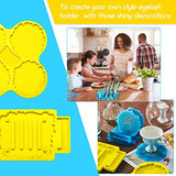 2 Pieces Coaster Resin Molds Set Coaster Stand Silicone Mold Cup Mat Epoxy Resin Casting Mold Cup Stand Holder Mold for DIY Crafts Home Decorations Coaster Making Tools