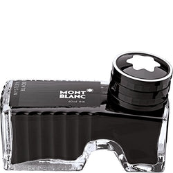 Montblanc Ink Bottle Mystery Black 105190 – Premium-Quality Refill Ink in Black for Fountain Pens, Quills, and Calligraphy Pens – 60ml Inkwell