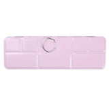 MEEDEN Empty Watercolor Tins Box Palette Paint Case, Medium Pink Tin, Will Hold 24 Half Pans or 12 Full Pans