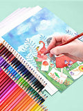 Bravekoi Watercolor Pencils, Professional 72 Colored Pencil Set for Adults and Kids, Multicoloured Art Drawing Pencils for Watercolour Painting, Drawing Art, Sketching, Coloring, Drawing