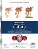 Strathmore Paper 25-753 300 Learning Series Colored Pencil Nature Pad, 9 x 12", Natural White