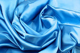 RayLineDo 3 Yard BLUE Color SILKY SATIN FABRIC DRESSMAKING WEDDING