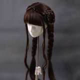 1/3 BJD Doll Wig Heat Resistant Fiber Chinese Ancient Style Wig Doll Hair 1/3 SD BJD Doll Wig