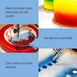 U.S. Cake Supply - Complete Cake Decorating Airbrush Kit with a Full Selection of 24 Vivid Airbrush Food Colors - Decorate Cakes, Cupcakes, Cookies & Desserts