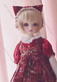 Zgmd 1/4 BJD Doll BJD Dolls Ball Jointed Doll Red Skirt Girl +Face Make Up