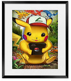 Children DIY Art 5D Diamond Painting Kit Pokemon Diamond Puzzle Crafts Diamond Painting Pikachu Pokemon Diamond Art