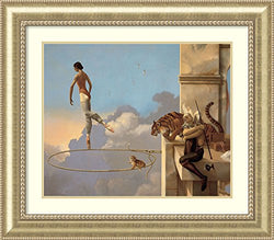 Framed Wall Art Print Dream for Rosa by Michael Parkes 40.50 x 35.50
