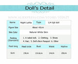 Cat Girl Caroline BJD Dolls 1/4 SD Doll 45cm 18" Jointed Dolls Toy Gift Christams