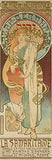 La Samaritaine Vintage Poster (artist: Mucha, Alphonse) France c. 1897 (12x18 Fine Art Print, Home Wall Decor Artwork Poster)