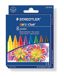 Staedtler 229 Nc8 Noris Club Jumbo Wax Crayon (Pack Of 8)