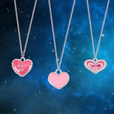 PH PandaHall 48PCS 12 Styles Pink Heart Enamel Pendants Alloy Enamel Pendants Charms DIY Bracelet