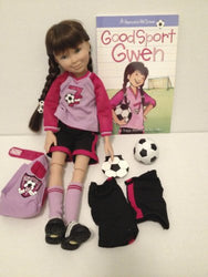American Girl Hopscotch Hill 16" Gwen Doll & Book