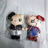 Set of 2 Chucky's Plush Doll Toy Chucky & Tiffany Plush Doll Collectible Figure 7.8Inch