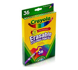 Crayola; Erasable Colored Pencils; Art Tools; 36 Count; Perfect for Art Projects and Adult Coloring