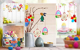 IFLYOOY 32PCS Unfinished Easter Hanging Ornament | Easter Gifts for Kids | Remembering 2021 Ornament Year of Easter Ornament - | Easter Gifts for Toddlers | Easter Egg Ornaments