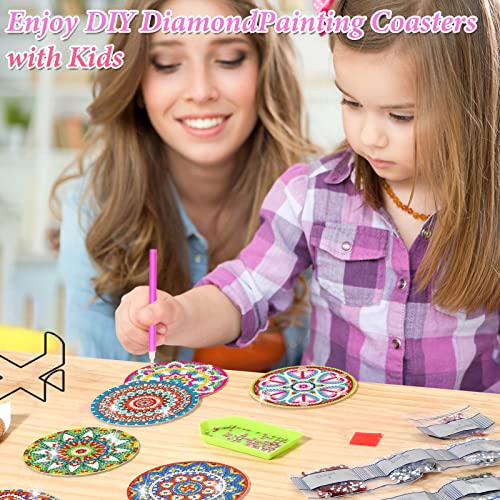 Shop Diamond Painting Coasters Kit, 10 Pieces at Artsy Sister.