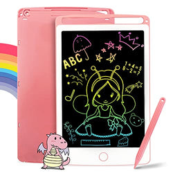 10 inch Colorful LCD Writing Tablet for Girls Gifts with Lock Function, Erasable Reusable Writing Pad, Doodle Board Drawing Tablet, Educational Girls Toys Gifts for 3-6 Year Old Girls Kids