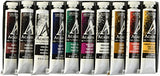 Grumbacher Academy Oil Paint,  24ml/0.81 oz Tube, 10-Color Set