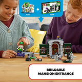 LEGO Super Mario Luigi’s Mansion Entryway Expansion Set 71399 Building Kit; Collectible Toy for Kids Aged 7 and up (504 Pieces)