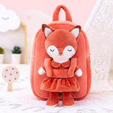 Lazada Toddler Backpack for Kids Girl Toys Fox Animal Plush Backpacks Baby Girl Gifts Age 2+ Brown