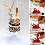 LanMa 150pcs Cupcakes Pipettes 4mL Plastic Pipettes Squeeze Transfer Pipettes for Strawberries Chocolate Ice Cream Mini Dropper