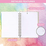 Journal/Ruled Notebook - Ruled Journal with Premium Thick Paper, 6.4" x 8.5", Hardcover with Back Pocket + Banded - Watercolor