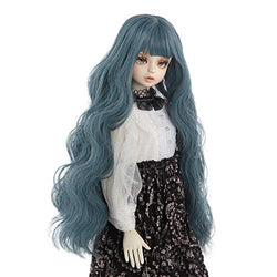 Doll Wig for 1/3 BJD Doll Wig Girls Gift Temperature Synthetic Fiber Long Straight Synthetic Hair