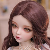 VLEYAN Hand-Painted BJD Doll, in Nordic Pastoral Style 1/3 Anime Doll with 31 Movable Joints, for Girls, Desk and Wall Decor, 22.8 Inches Tall (Handmade Makeup Plus -Ordinary Packaging)