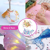 Resin Accessories - Mostof 90PCS Resin Jewelry Making Supplies Kit with Dry Flowers, Gold Leaf,Glitter,Mylar Flakes, Fruit Slices, Mermaid Beads, Cat Stickers, Art Craft Glitter for Nail Art and Craft