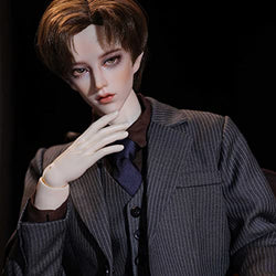 LiFDTC 1/3 BJD Doll Male Handsome Boy 72cm 28.3" Ball Jointed SD Dolls Action Full Set Figure Accessories for Birthday Dolls Collection