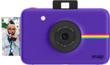 Polaroid Snap Instant Digital Camera (Purple) with ZINK Zero Ink Printing Technology