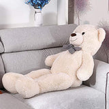 1.2M Giant Teddy Bear Plush Toy 4ft Big Cuddly Stuffed Animals Doll Gift for Valentines Kids Girlfriend (Ice Cream, 47 in/120cm)