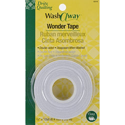 Dritz 3310 Wash-A-Way Wonder Tape, 1/4-Inch x 10-Yards