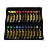 S & E TEACHER'S EDITION 24 Pcs Acrylic Paint, 24 Colors, 0.4 oz (12 ml) Tubes, Christmas Halloween Gifts, Perfect for Canvas, Rocks, Glass, Wood, Fabric and More.