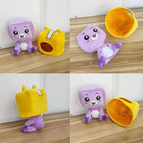 Foxy and Boxy Plush Figures Toy Removable Cute Plushie Doll Soft Stuffed Pillow Gifts for Fans