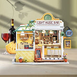 Rolife DIY Miniatures Dollhouse Kits for Adult to Build 1:24 Scale Tiny House Model Birthday Gift for Family and Friends