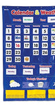 Learning Resources Calendar & Weather Pocket Chart, Calendar for Kids, Classroom Supplies, Homeschool, Set of 136, Ages 3+
